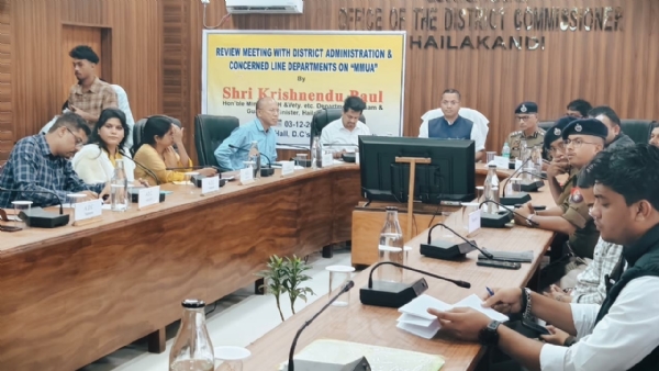 পর্যালোচনা সভায় মন্ত্রী কৃষ্ণেন্দু পাল