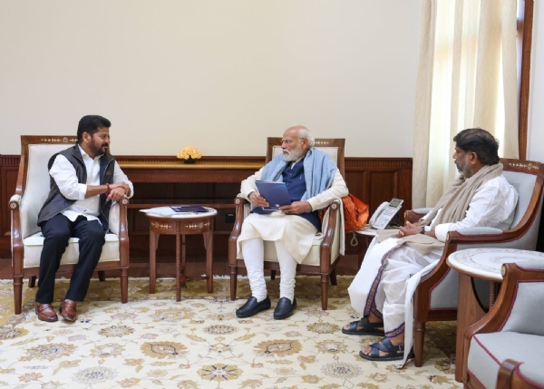 প্রধানমন্ত্রীর সঙ্গে সাক্ষাৎ তেলেঙ্গানার মুখ্যমন্ত্রীর