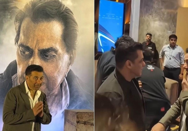 ‘ইক্কিস’-এর বিশেষ স্ক্রিনিংয়ে আবেগে ভাসলেন সানি দেওল ও সলমন খান ‘ইক্কিস’-এর বিশেষ স্ক্রিনিংয়ে আবেগে ভাসলেন সানি দেওল ও সলমন খান