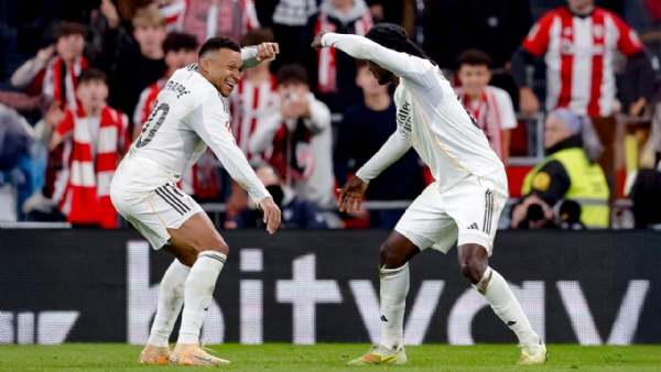 লা লিগা:  এমবাপের জোড়া গোল, রিয়াল মাদ্রিদ বার্সিলোনার সঙ্গে ব্যবধান কমাল