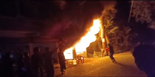 খোয়াইয়ে বসত ঘরে আগুন, ক্ষয়ক্ষতি প্রায় ১৫ লক্ষ টাকা