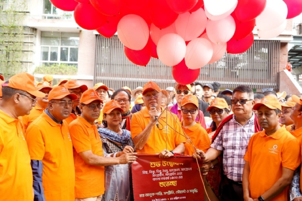 অনুষ্ঠানে বক্তব্য পেশ করছেন পার্বত্য উপদেষ্টা সুপ্রদীপ চাকমা