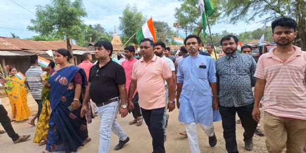 অপারেশন সিঁদুর সফল হওয়ায় বাঘনে তিরঙ্গা যাত্রা