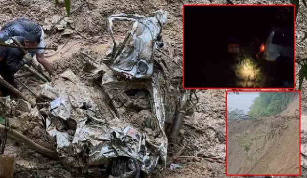 অরুণাচলের বানা-সেপ্পা ১৩ নম্বর জাতীয় সড়ক থেকে খাদে যাত্রীবাহী গাড়ি