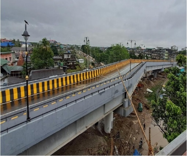 ডিব্রুগড়ের মানকাটায় নির্মিত রেলওয়ে রোড ওভার ব্রিজ