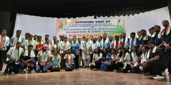 উত্তর ত্রিপুরা সফরে এলেন বিহার সিভিল সার্ভিসের ৭১ জন আধিকারিক