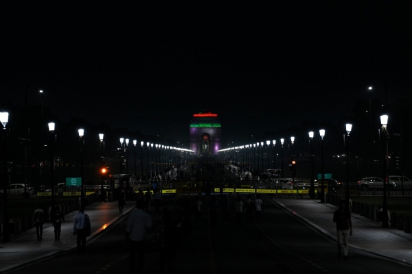 India Gate Blackout