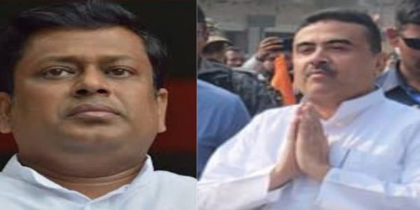 কবিগুরুর জন্মদিনে গঙ্গাজলে গঙ্গাপুজো রাজ্য বিজেপি-র দুই প্রধানের