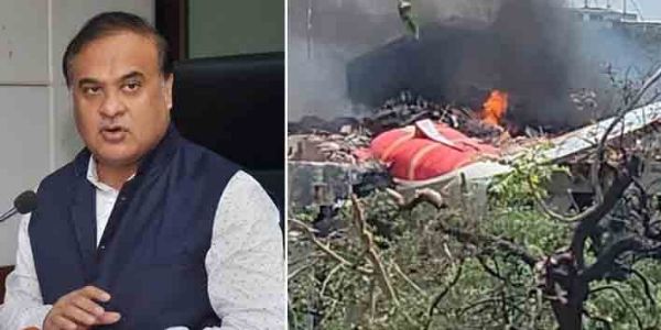 আহমেদাবাদে বিমান দুর্ঘটনা : শোকাহত অসমের মুখ্যমন্ত্রী