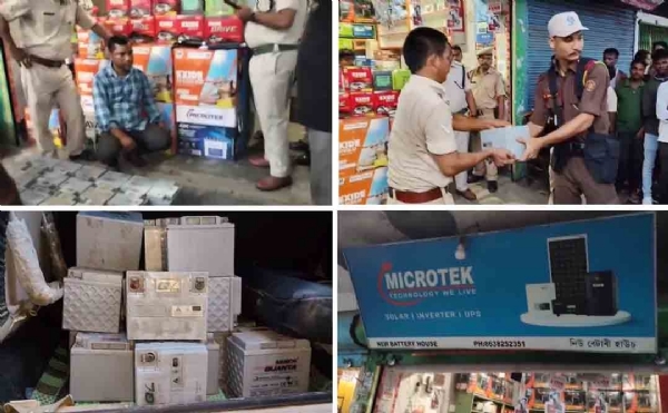 গৌরীপুরে পুলিশি অভিযানে উদ্ধার বিমানবন্দরের চুরি যাওয়া ২১টি ব্যাটারি, গ্রেফতার এক