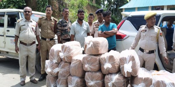আমবাসায় ৪৫ লক্ষ টাকার গাঁজা উদ্ধার