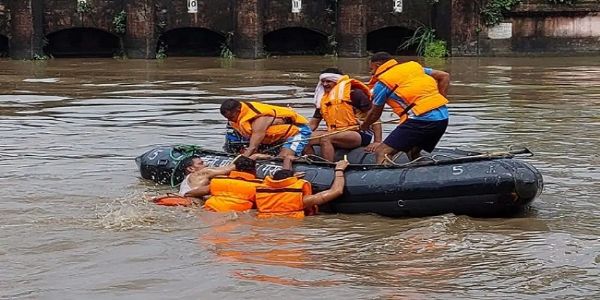 ভোপালে বন্যাত্রাণ ও উদ্ধার অভিযানের মহড়া
