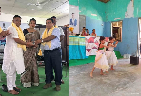 শিলচরের তারাপুর বালিকা বিদ্যালয় ও নেতাজি বিদ্যাভবন বালিকা উচ্চ মাধ্যমিক বিদ্যালয়ে বিধায়ক দীপায়ন চক্রবর্তী