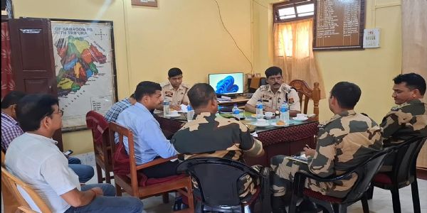 সাব্রুমে সীমান্ত সুরক্ষা নিয়ে উচ্চ পর্যায়ের বৈঠক, নেতৃত্বে মহকুমা পুলিশ আধিকারিক