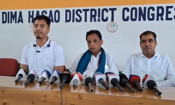 হাফলঙে জেলা কংগ্রেসের সাংবাদিক সম্মেলন