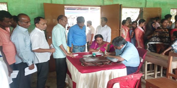 উদয়পুরের আমতলি হাই স্কুলে মেগা স্বাস্থ্য শিবির