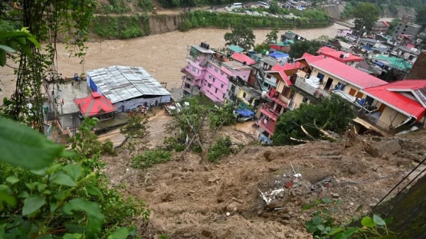প্লাবিত তুয়েনসাং জেলা