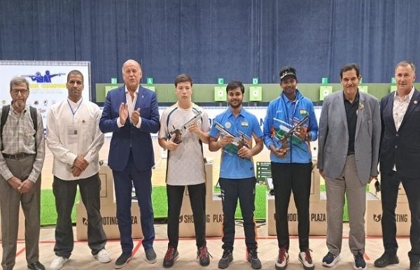 এশিয়ান শুটিং চ্যাম্পিয়নশিপ ২০২৫: ১০ মিটার এয়ার পিস্তল পুরুষদের জুনিয়রে কপিল সোনা জিতেছেন,দলগত ইভেন্টে ভারত রৌপ্য জিতেছে