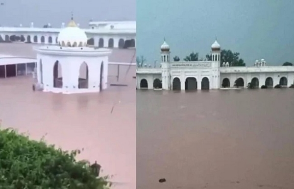 পাকিস্তানে বন্যায় হাহাকার, জলের নিচে তলিয়ে কর্তারপুর সাহিব
