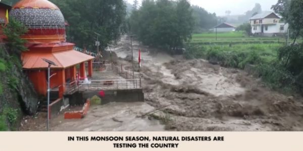 এই বর্ষার মরশুমে প্রাকৃতিক দুর্যোগ দেশকে পরীক্ষায় ফেলেছে : প্রধানমন্ত্রী