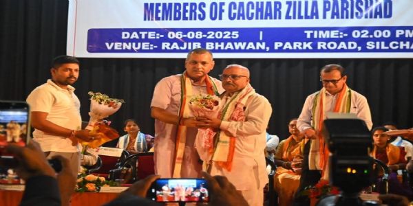 কঙ্কননারায়ণ সিকদার কাছাড় জিলা পরিষদের সভাপতি, উপ-সভাপতি দেবজ্যোতি বাউরি, জেলায় ঐক্য ও উন্নয়নের বার্তা
