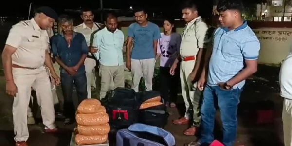 নলহাটিতে ২৫ কেজি গাঁজা সহ ৪ জন গ্রেফতার