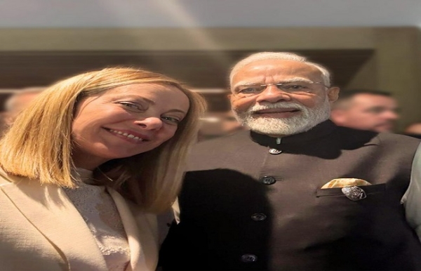 প্রধানমন্ত্রী মোদীকে শুভেচ্ছা ইটালির প্রধানমন্ত্রী মেলোনির