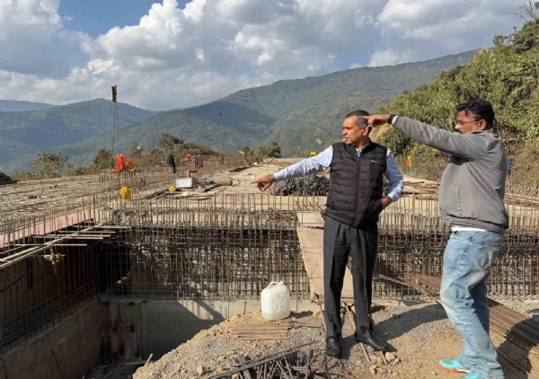 ইস্ট-ওয়েস্ট করিডরের নির্মাণকাজ পরিদর্শন মন্ত্রী কৌশিকের