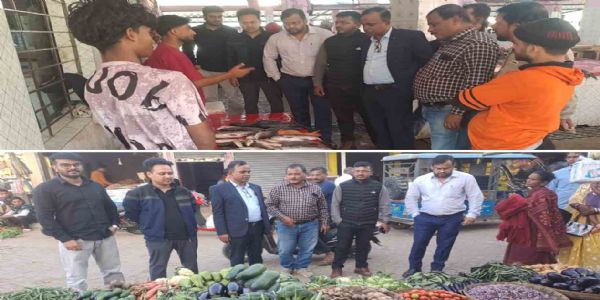 পৌষ সংক্রান্তিতে পণ্যসামগ্ৰীর মূল্য নিয়ন্ত্ৰণে হাইলাকান্দির বাজারে টাস্ক ফোর্সের অভিযান