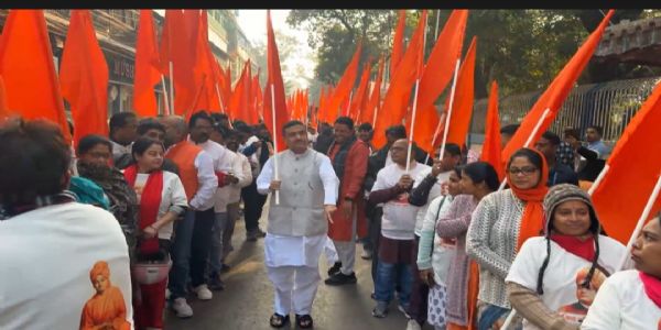 স্বামী বিবেকানন্দকে শ্রদ্ধা, পদযাত্রায় শুভেন্দু অধিকারী