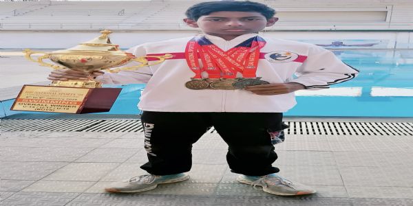 হায়দরাবাদে ডিএভি জাতীয় গেমসে সাঁতারে সাফল্য বাঁকুড়ার শ্রীজয়ের