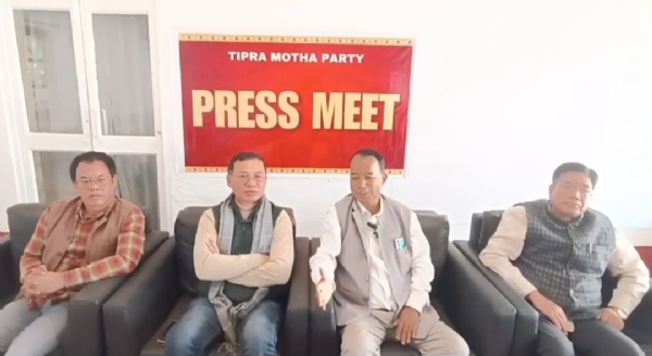 তিপ্রা মথার সাংবাদিক সম্মেলন