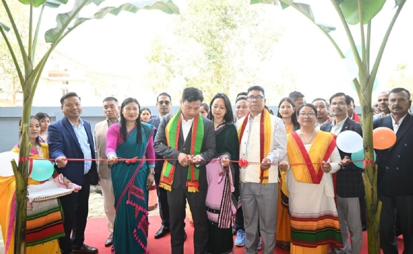 মাইবাং পিএমশ্রী উচ্চ মাধ্যমিক বিদ্যালয়ের নবনির্মিত জি+২ ভবন উদ্বোধন সিইএম দেবোলালের