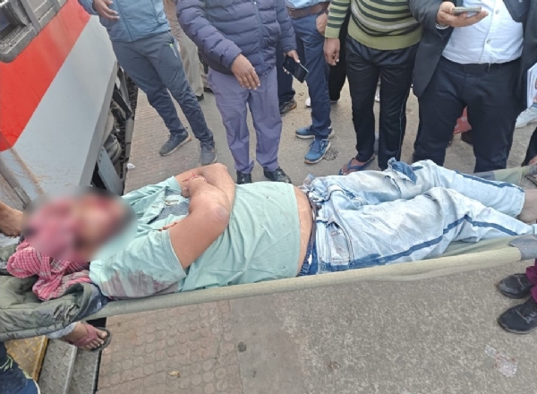 শিলচর-শিয়ালদহ কাঞ্চনজঙ্ঘা এক্সপ্রেস থেকে পড়ে আহত যাত্রী সিদামকান্তি দে