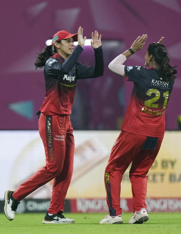 মহিলা প্রিমিয়ার লিগ:  পয়েন্ট টেবিল আপডেট: স্মৃতির নেতৃত্বাধীন রয়্যাল চ্যালেঞ্জার্স বেঙ্গালুরু শীর্ষে