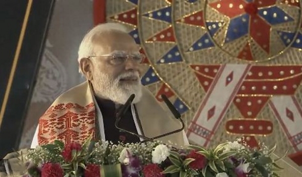 কালিয়াবরে জনসভায় প্রধানমন্ত্রী নরেন্দ্র মোদী