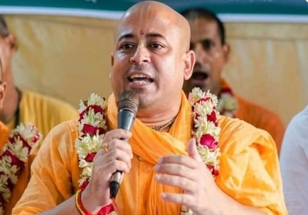 সনাতনী জাগরণ জোটের মুখপাত্র চিন্ময়কৃষ্ণ দাস (ফাইল ফটো)