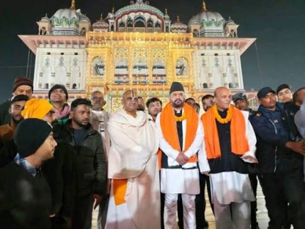 জানকী মন্দিরে বলেন শাহ