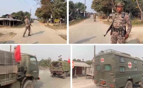 সংবেদনশীল এলাকায় মোতায়েন ভারতীয় সেনা সংবেদনশীল এলাকায় মোতায়েন ভারতীয় সেনা