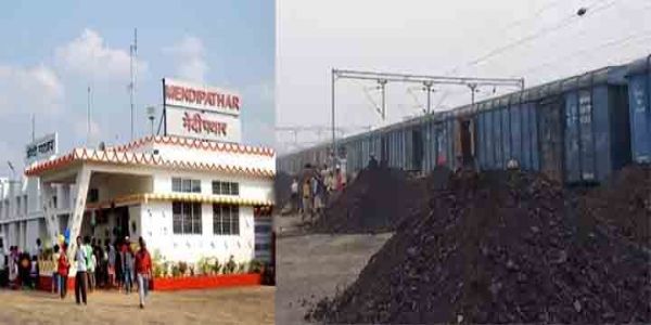 মেঘালয়ে এনএফ রেলের প্রথম পণ্যবাহী ট্রেনে লোডিং