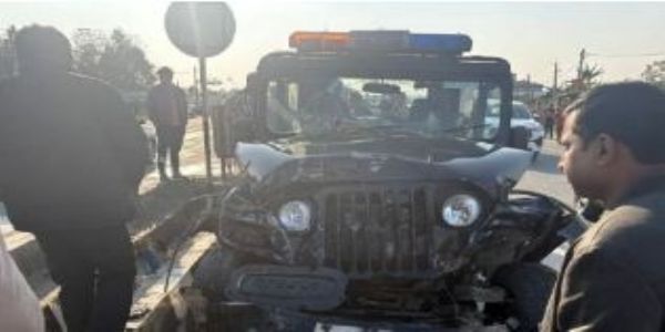অসমের ডিব্রুগড়ে দুৰ্ঘটনাগ্ৰস্ত কেন্দ্ৰীয় মন্ত্ৰী সর্বানন্দের কনভয়, চার পুলিশকর্মী সহ আহত ছয়