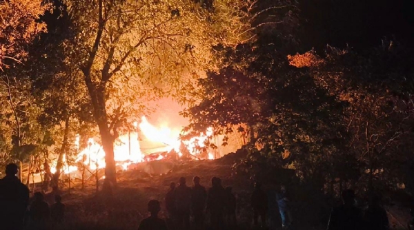 পাঁচগ্রামে বিধ্বংসী অগ্নিকাণ্ড