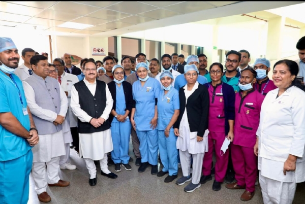 নিউটাউনে সিএনসিআই-এর অগ্রগতি খতিয়ে দেখলেন নড্ডা