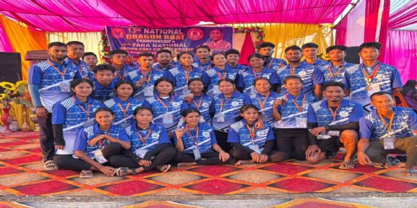 জাতীয় ড্রাগন বোট চ্যাম্পিয়নশিপে অসমের ঝুলিতে রুপো ও ব্রোঞ্জ সহ মোট ৫৬টি পদক