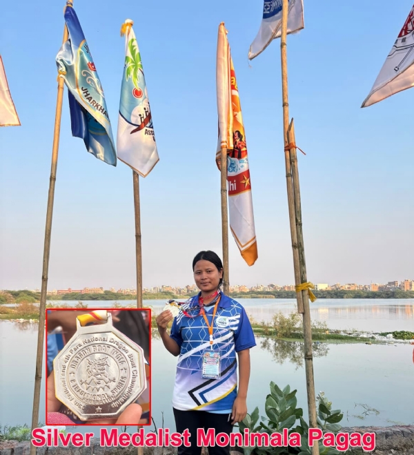 রুপোর পদক জয়ী মণিমালা পাগাগ