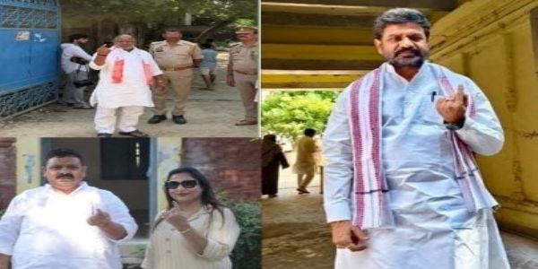 স্নাতক এমএলসি নির্বাচনে বারাণসীতে ভোট দিলেন তিন মন্ত্রী