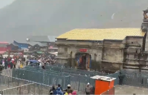এক সপ্তাহের মধ্যে দ্বিতীয়বার তুষারপাত কেদারনাথে