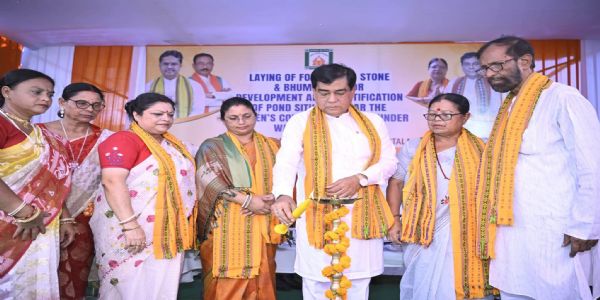 আগরতলায় মহিলা কলেজ সংলগ্ন জলাশয়ের সৌন্দর্যায়নের সূচনা