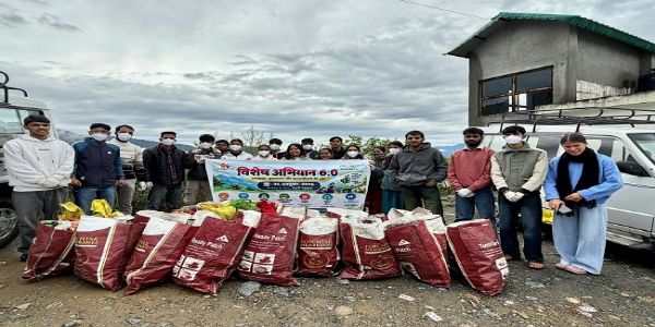 তেহরিতে সাঁই চক ও ট্যাক্সি স্ট্যান্ডে বৃহৎ পরিচ্ছন্নতা অভিযান