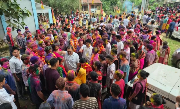 তিপ্রা মথার বিজয়োল্লাস তিপ্রা মথার বিজয়োল্লাস